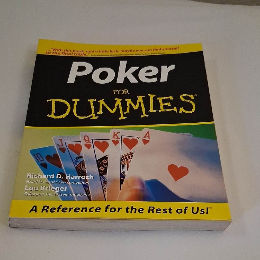 Poker for Dummies Book